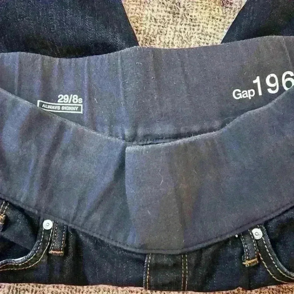 GAP Always Skinny Maternity Jeans Size 8 Short - Picture 3 of 3